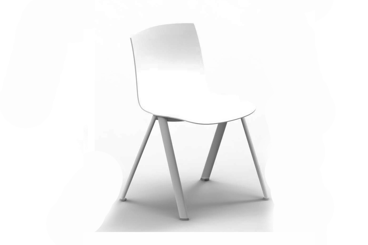 2-Odei chaise PP blanc