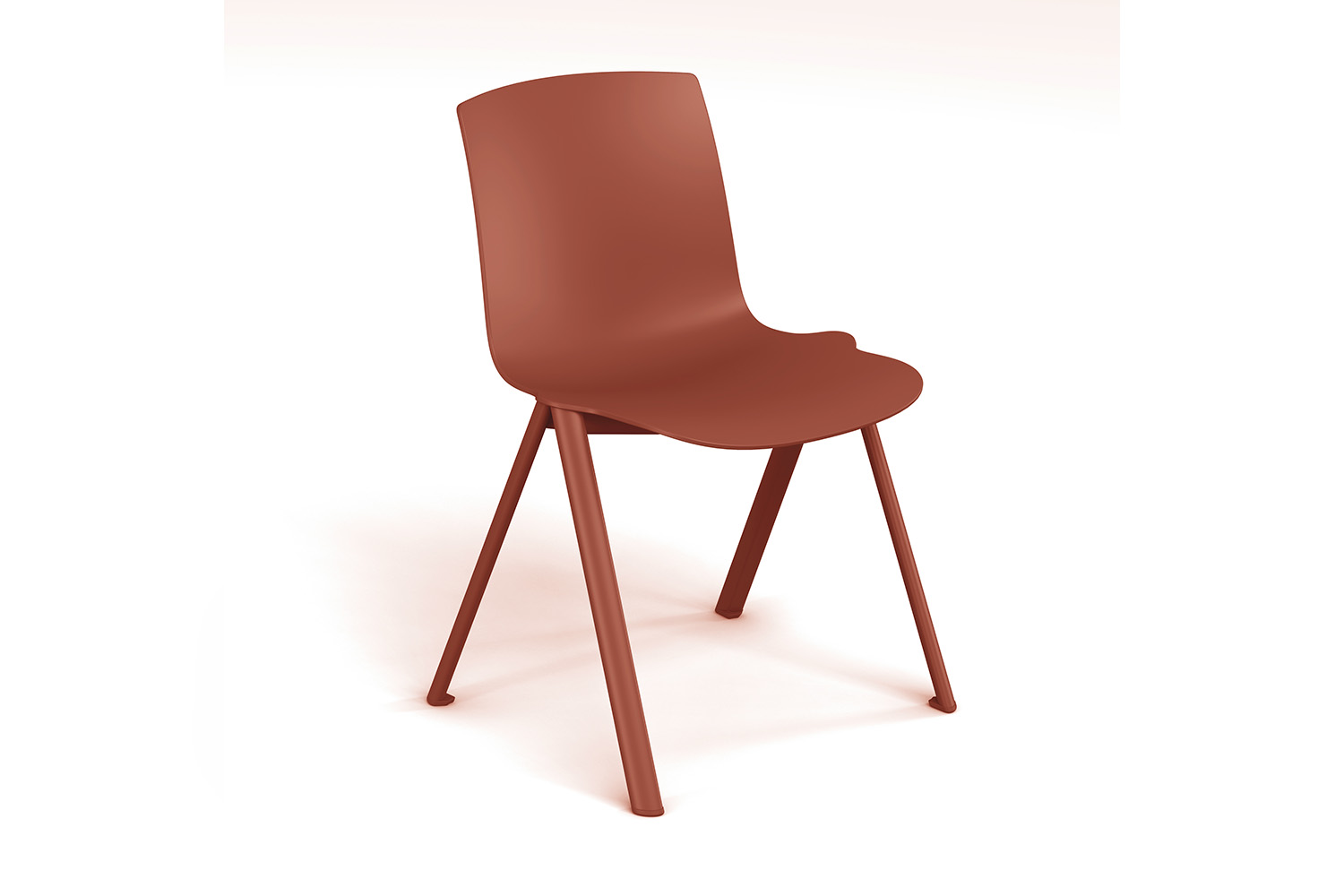 3-Odei chaise PP brique